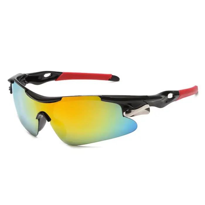 Lunettes de soleil de vélo multicolores coupe-vent, lunettes de vélo de plein air, lunettes de solei