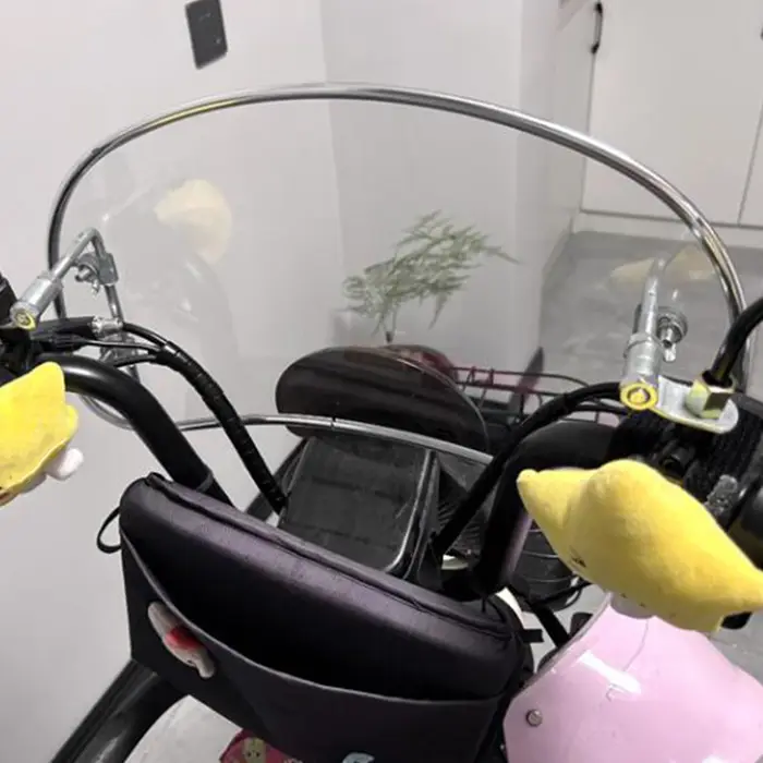 Pare-brise transparent pour vélo électrique
