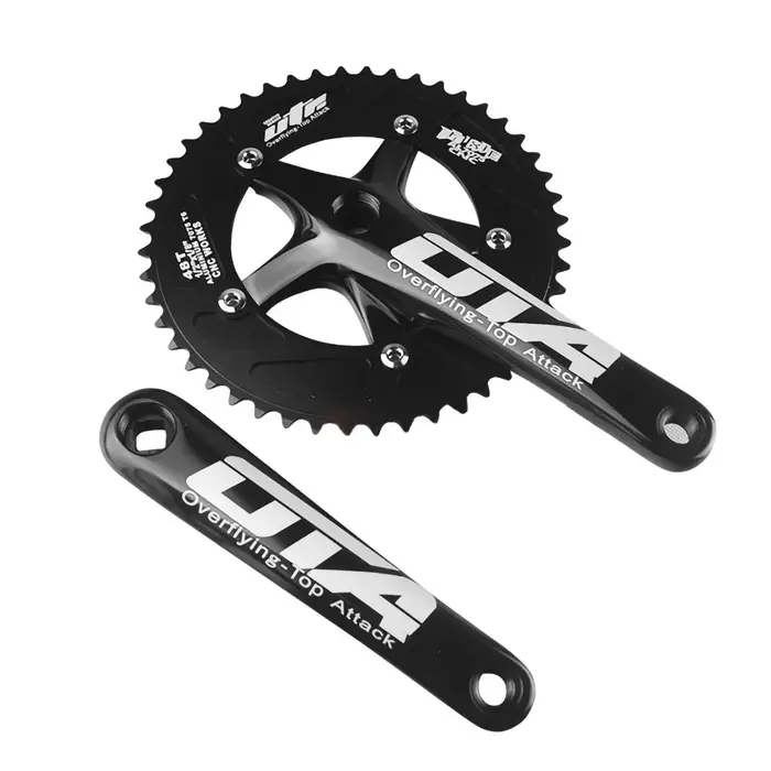 Pédalier de vélo de route en alliage d'aluminium CNC, plateau de roue à chaîne, engrenage de partena