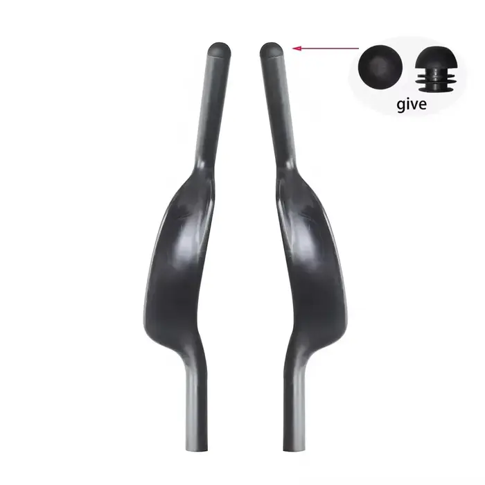 Repose-vélo de route entièrement en Fiber de carbone, Clip de guidon TT sur barres aérodynamiques, E