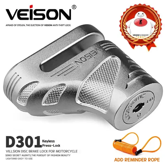VEISON – serrure de roue de moto et de vélo