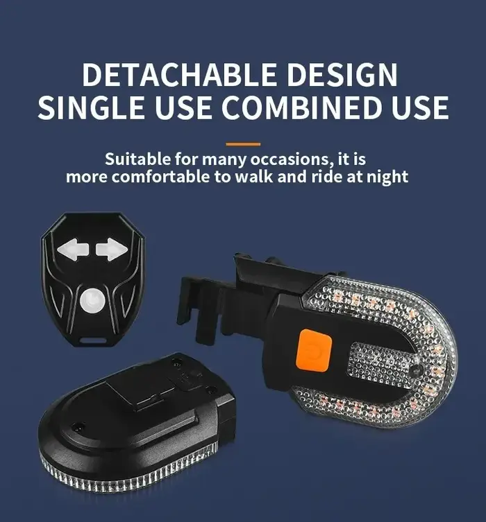 Clignotant de vélo feu arrière LED lampe