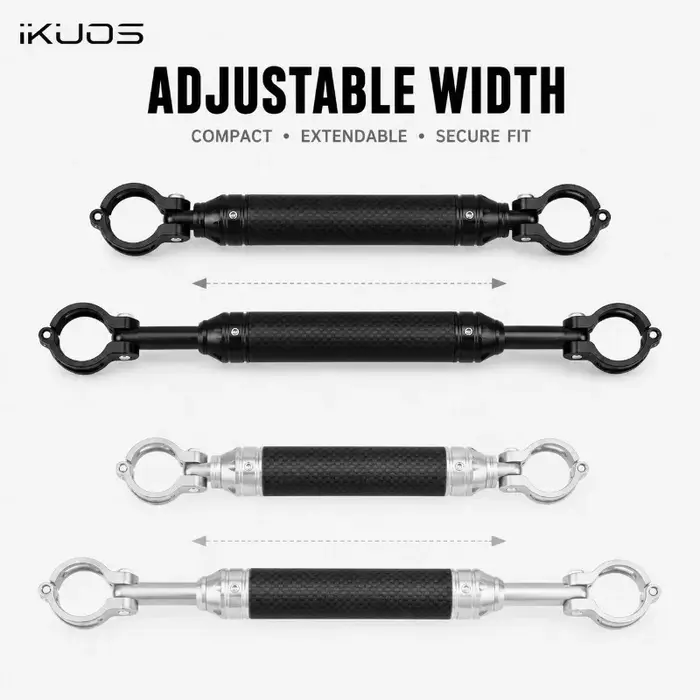 Support télescopique pour guidon de vélo en fibre de carbone