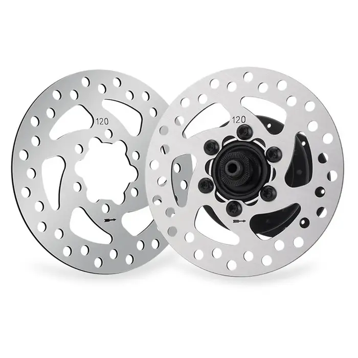 Rotor de frein de vélo vtt 120 140 160 180 203mm 6 pouces, Rotor de frein hydraulique en acier inoxy