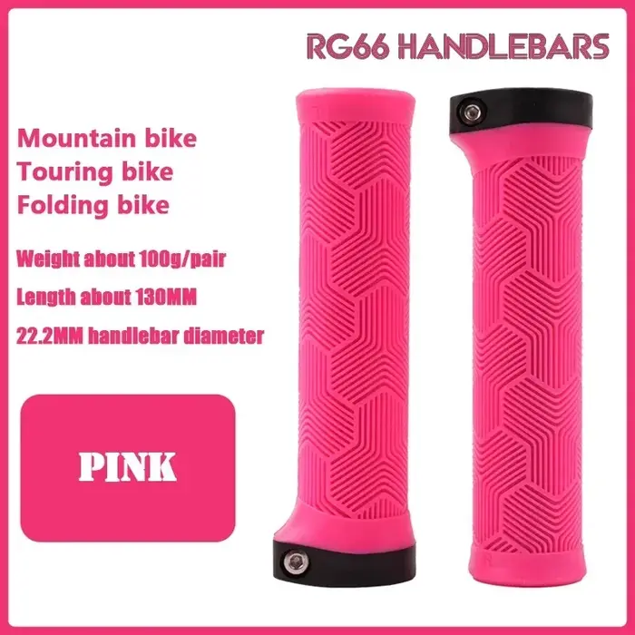 Nouvelles poignées de vélo en caoutchouc 22 mm, ensemble ergonomique pour VTT, BMX et VTT tout-terra