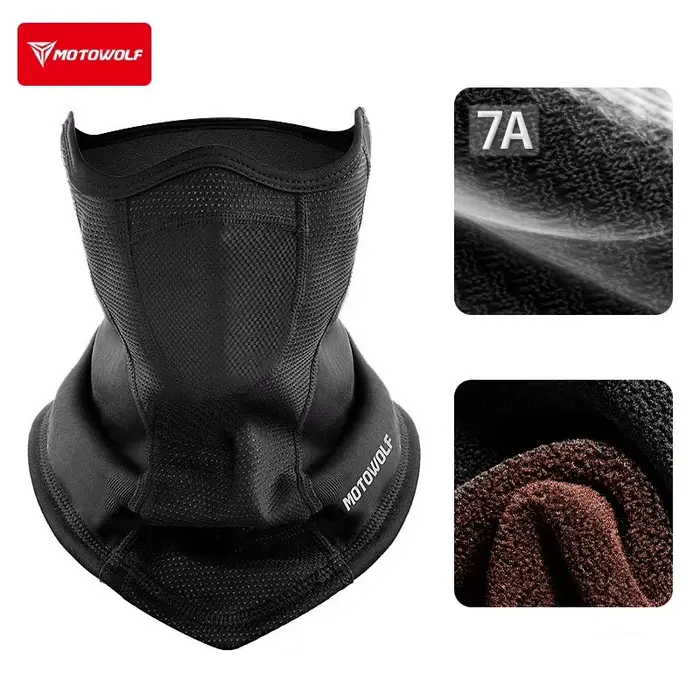Cagoule de moto d'hiver pour homme et femme