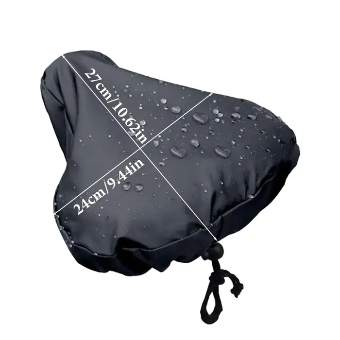Housse de protection imperméable pour selle de vélo d'extérieur