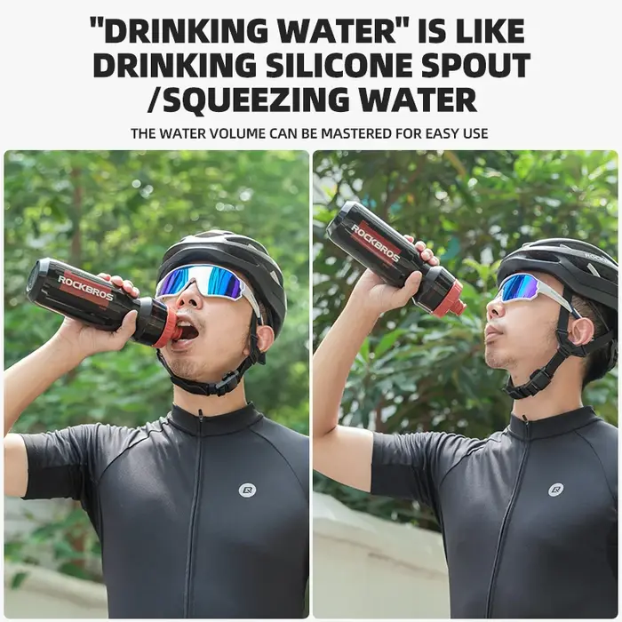 Lot de 2 bouteilles d'eau pour vélo