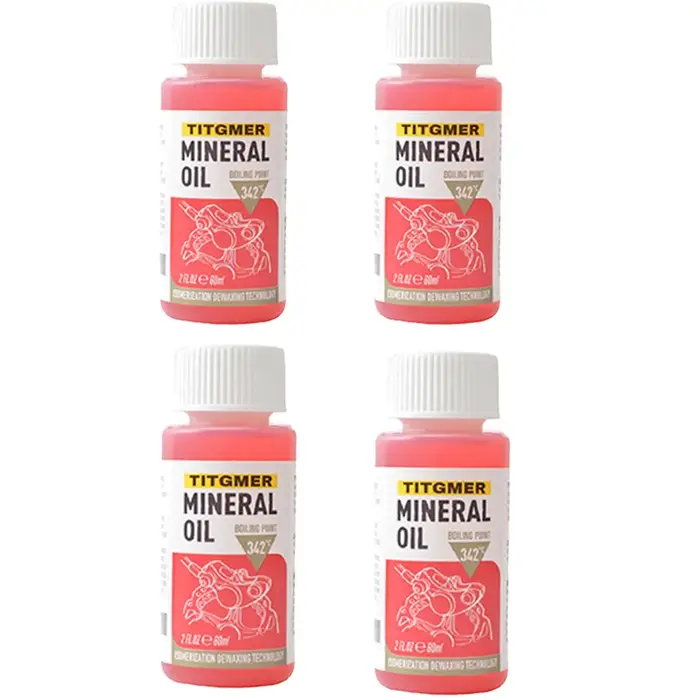 1/2/4/6/8/10/12 pièces système d'huile minérale de frein de vélo 60ml huile fluide cyclisme vélos de montagne pour