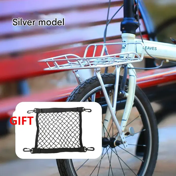 Porte-bagages avant de vélo de 20 pouces en alliage d'aluminium super léger