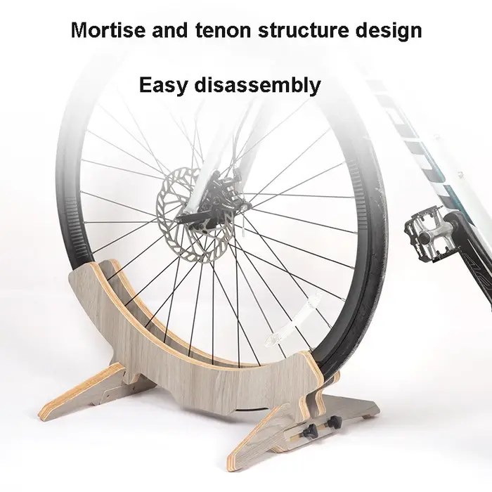 Affichage de vélo en bois massif T1