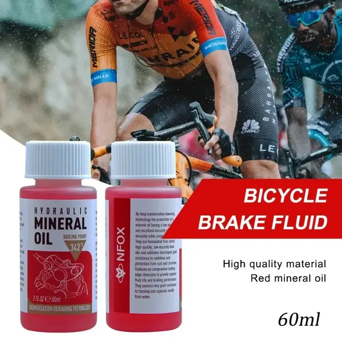 1/2 pièces 60ML frein de vélo système d'huile minérale fluide cyclisme vélos de montagne liquide