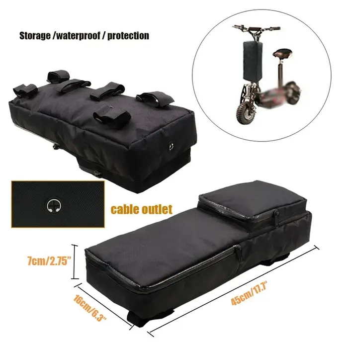 Sac de rangement étanche pour batterie de vélo électrique