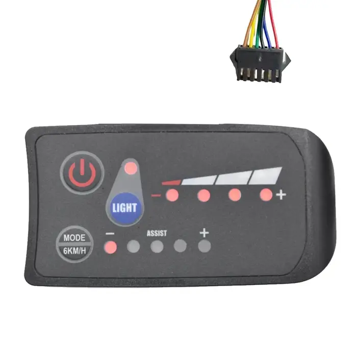 Compteur de vélo électrique 36V IP65, avec affichage LED