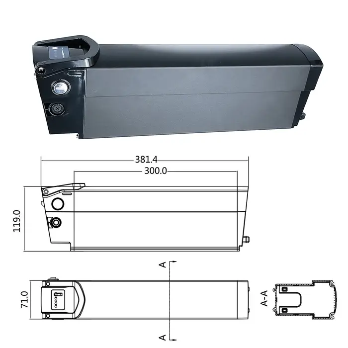 Batterie lithium-ion pour vélos électriques pliants