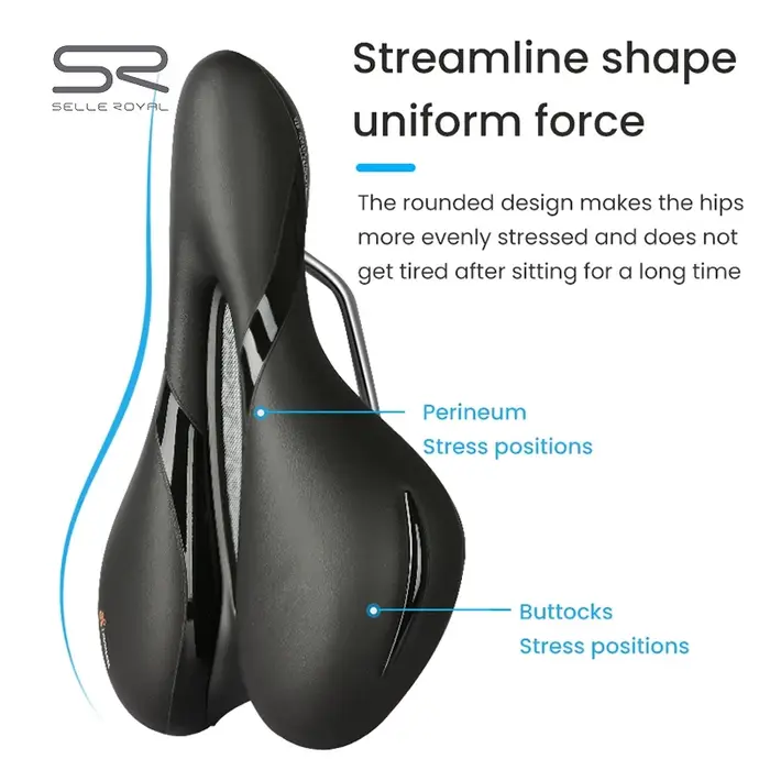 SELLE ROYAL-Selle de Vélo Respirante Ajourée