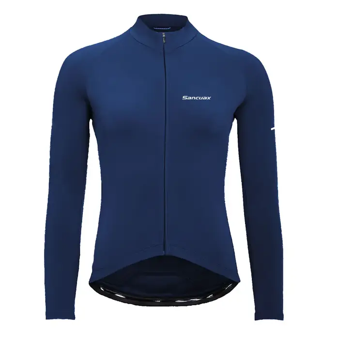 Maillots de cyclisme à manches longues pour femmes