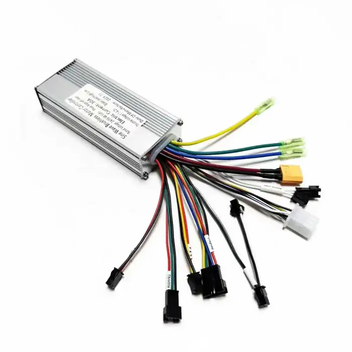 Contrôleur de moteur sans balais à onde sinusoïdale FOC 750-1000W 24V 36V 48V 25-30A pour vélo électrique