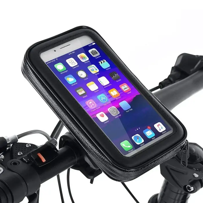 Support de téléphone étanche pour guidon de vélo et moto