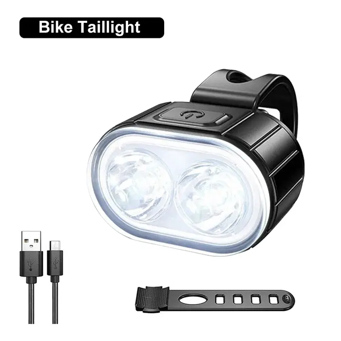 Kit d'éclairage LED pour vélo - Feux avant et arrière pour vélo, lampe de vélo, feu arrière, lantern