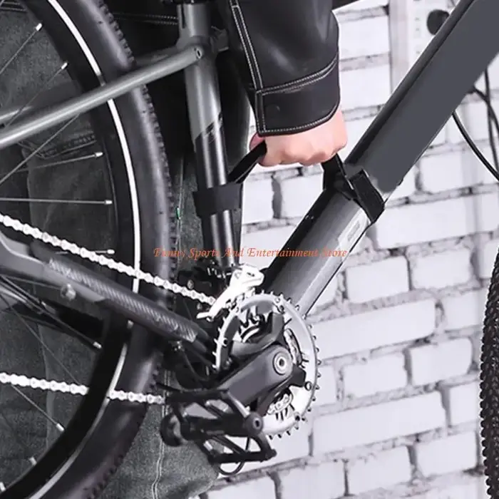 Ceinture transport vélo d'extérieur C4DE avec poignée coulissante pour des manœuvres faciles dans les escaliers