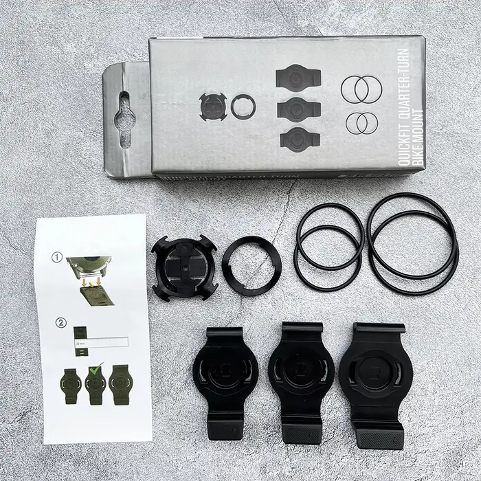 Kit de fixation rapide pour montre sur vélo, adaptateur 20mm 22mm 26mm, support de guidon à quart de