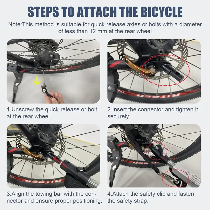 Remorque de vélo pliable 2 en 1