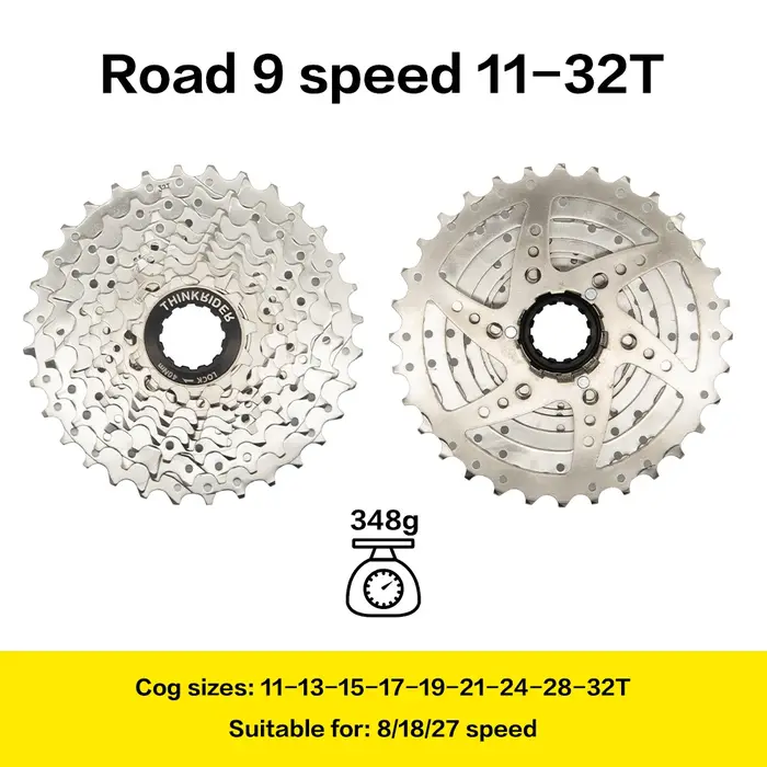 ThinkRider vélo de route 9 10 11 vitesses Cassette X7 A1 X5 entraîneur de vélo volant d'inertie engr