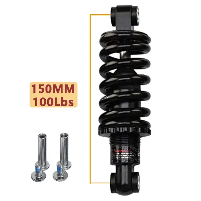 Amortisseur Arrière de Vélo Pliant, Amortisseur de Suspension, Ressort, 150mm, 165mm, VTT, Vélos éle