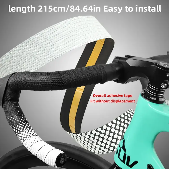 Ruban de guidon de vélo VXM en PU EVA antidérapant et antichoc pour vélo de route cyclisme confort professionnel avec 9 coloris
