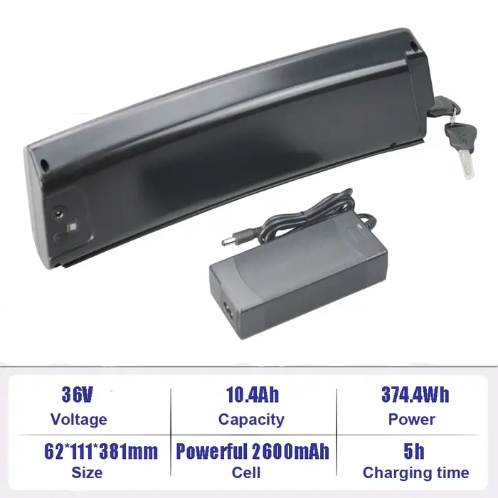 Batterie de vélo électrique pliant 36V 10.4Ah 48V 12.8Ah batterie Lithium-ion pour DUCATI Scrambler 