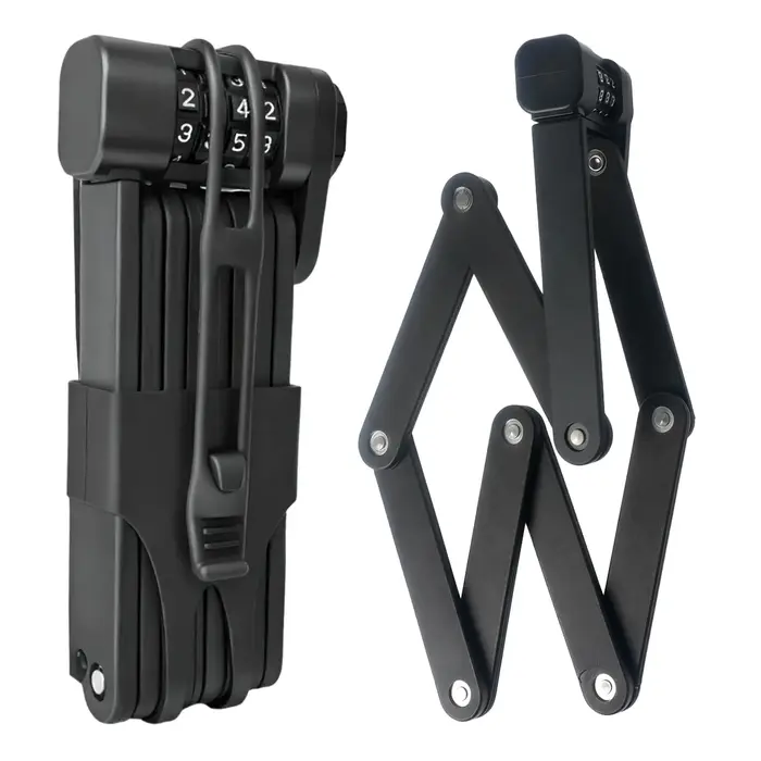 Antivol de vélo, Cadenas pliant à chaîne avec clé pour une sécurité renforcée