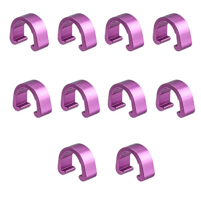 10 pièces vélos c-clip pinces boîtier tuyaux Guide pinces câble frein boîtier pince vélos boîtier tu