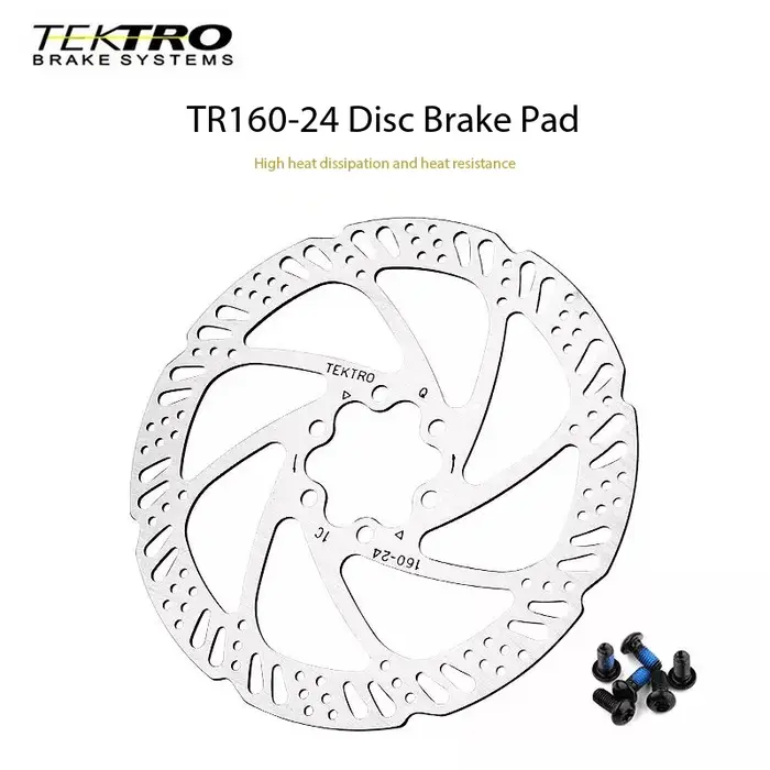 Disque de frein à disque hydraulique TEKTRO pour VTT, vélo de route et vélo pliable, 160/180/203 mm,