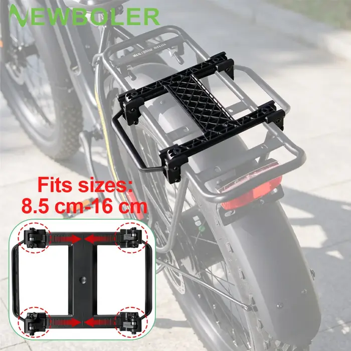 Porte-bagages arrière de vélo à démontage rapide, étagère de coffre robuste pour VTT et vélo électrique