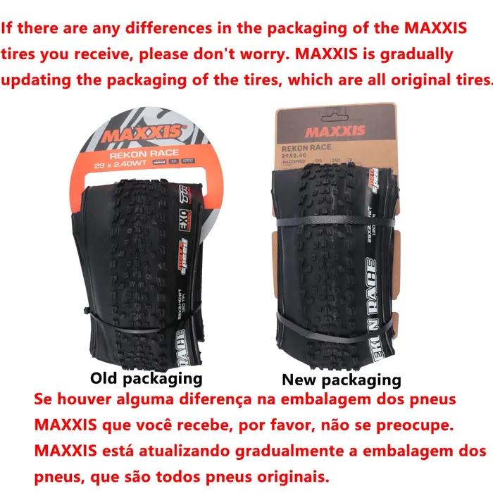 MAXXIS REKON RACE(M355RU) pneu 27.5/29x2.0/2.25/2.35/2.4WT/2.4 pneu pliant de vélo Anti-crevaison po