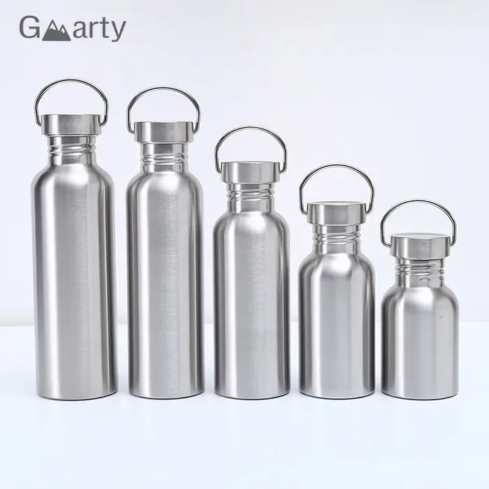 Bouteille d'eau de vélo en acier inoxydable