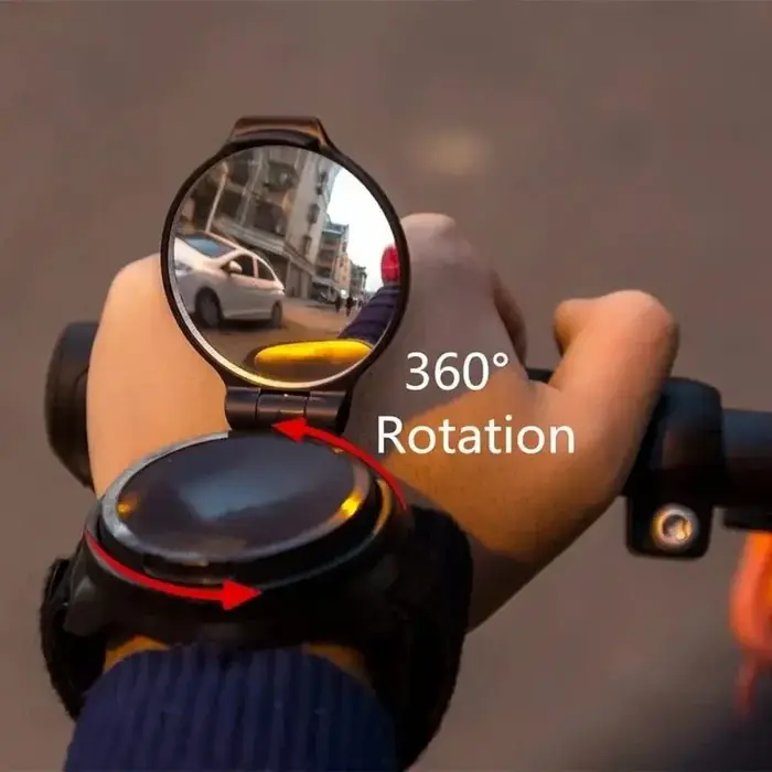 Rétroviseur de vélo avec bracelet