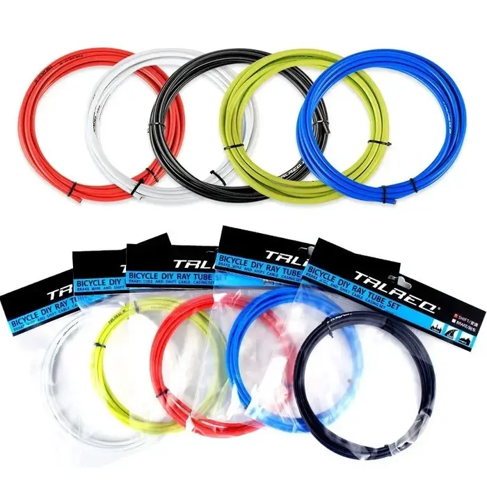 Kit de câbles de frein et de dérailleur en acier à haute teneur en carbone avec gaine pour VTT et vélo de route haute performance