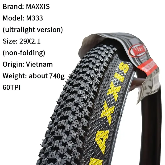 Maxxis M333 PACE vtt pneu de vélo 26*1.95 26*2.1 27.5X1.95 27.5x2.1 29x2.1 29er VTT