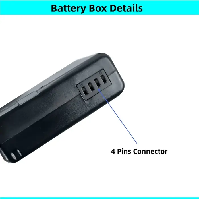 36V support arrière vélo de ville Ebike boîtier de batterie 24v 36v 48V 40 pièces 18650 cellules
