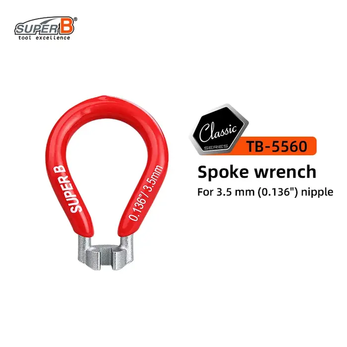 Clé à rayons de vélo SUPER B pour VTT et vélo de route