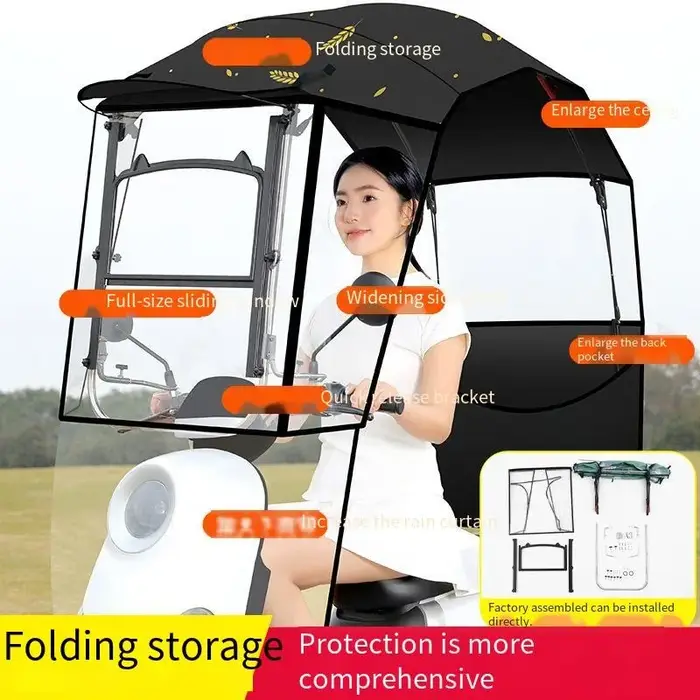 Auvent universel pour scooter électrique