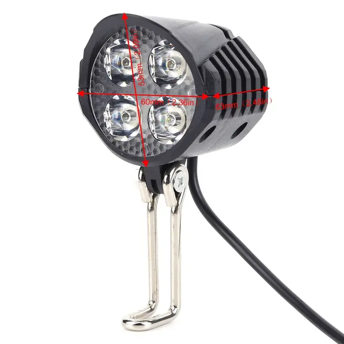 Lumière de vélo électrique avec klaxon