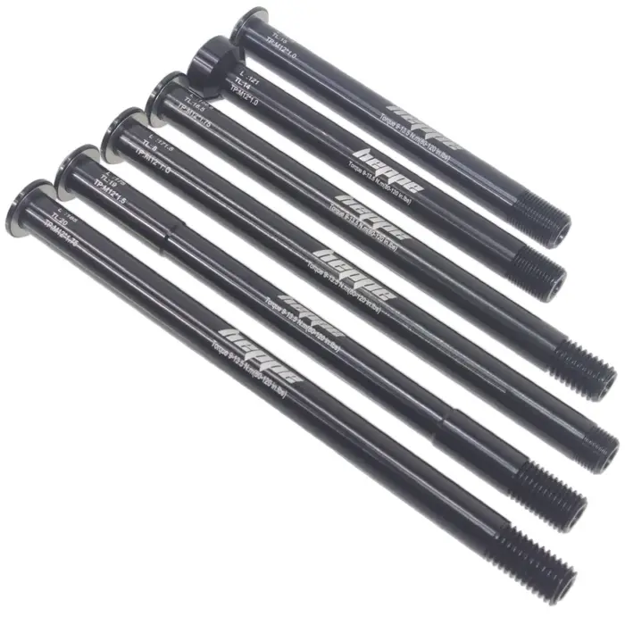 Brochettes d'essieu traversant de vélo de route de montagne HEPPE M12 M15 arbre de fourche avant moy