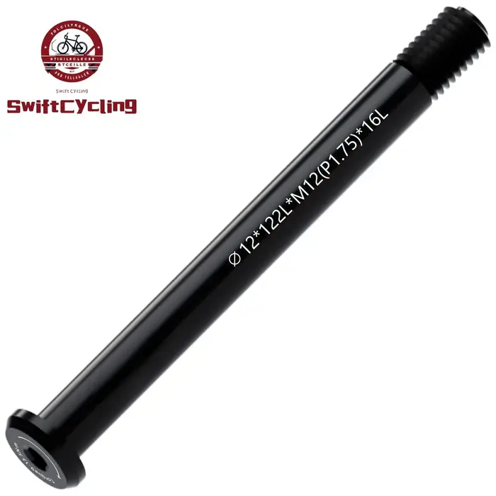 Swift vtt vélo de route à axe traversant fourche avant arbre brochettes M12x1.75 12x166/175/192 moye