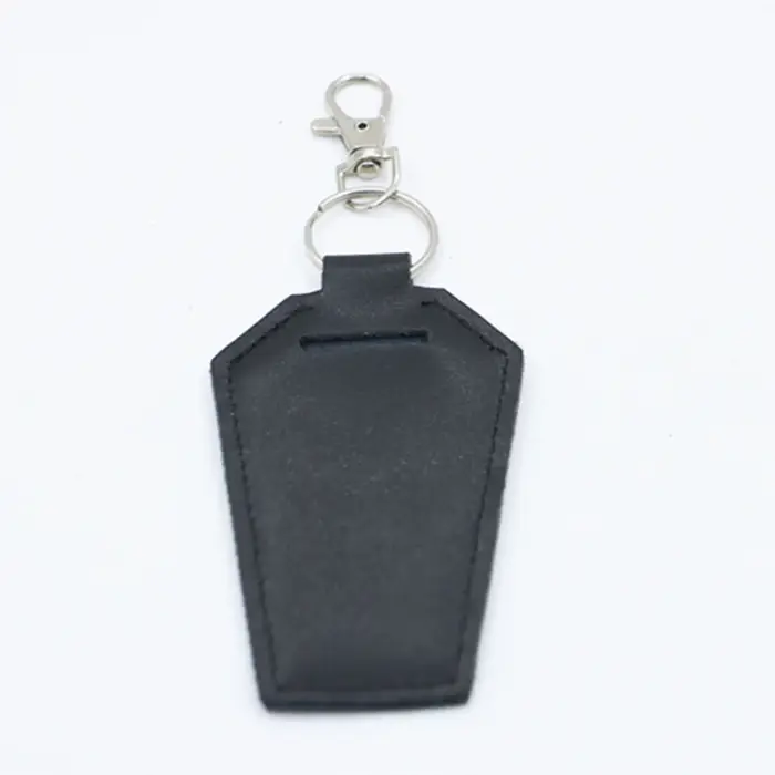 Porte-clés porte-bandeau en forme de cercueil, accessoires gothiques, porte-bâton à lèvres ou porte-blam, accessoires de sac à main gothique