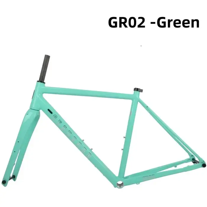 SEABOARD GR02 cadre de vélo de gravier fourche en Fiber de carbone cadre de vélo tout-terrain longue