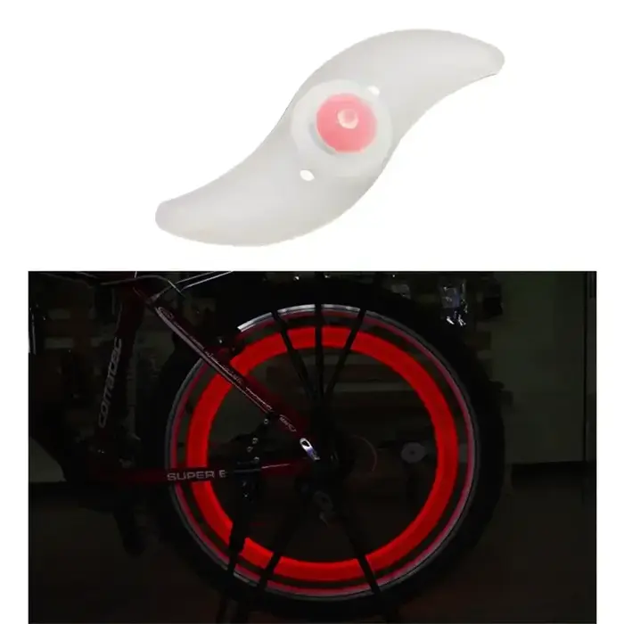 Feu étanche pour rayons de roue de vélo - 3 modes pour la sécurité et la visibilité - Installation f