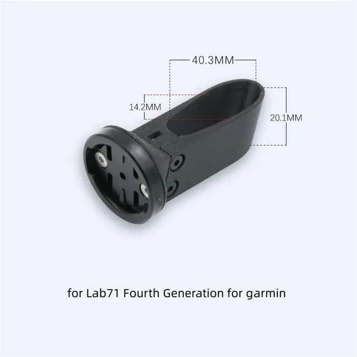 Support de lampe de tige de selle de vélo de route, impression 3D en fibre de carbone pour CANNONDAL